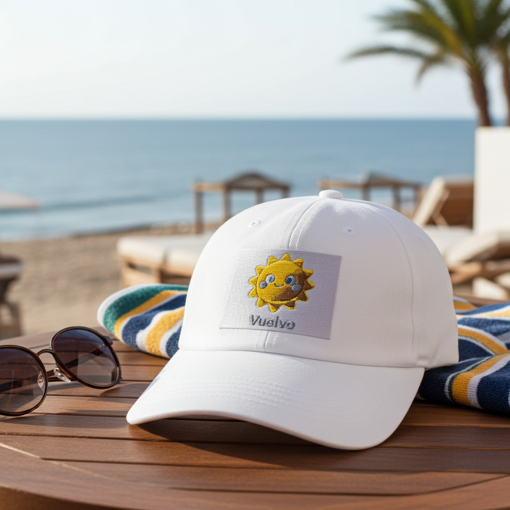 Gorra Canaria Girasol Sonriente — Vive Canarias