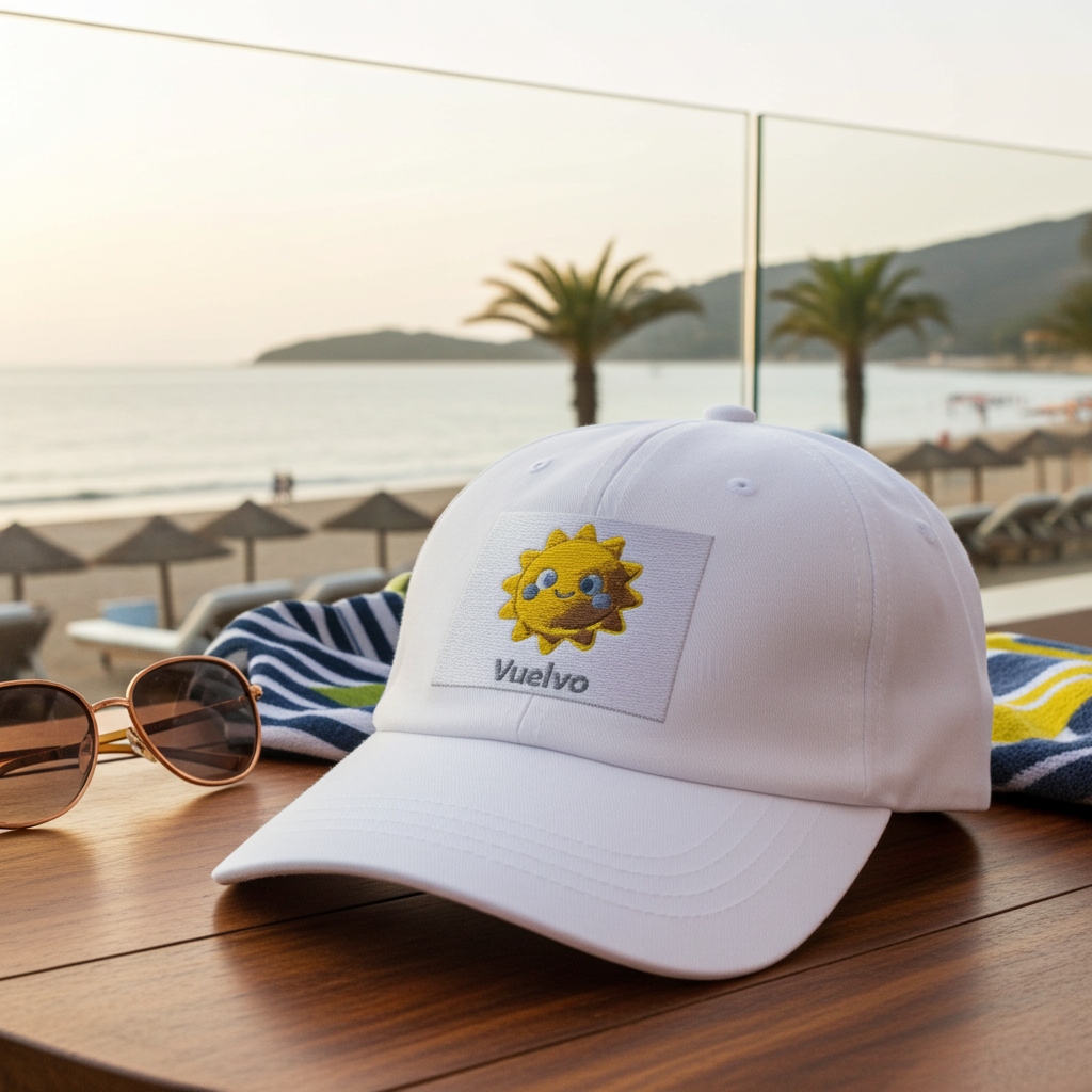 Gorra Canaria Girasol Sonriente — Vive Canarias