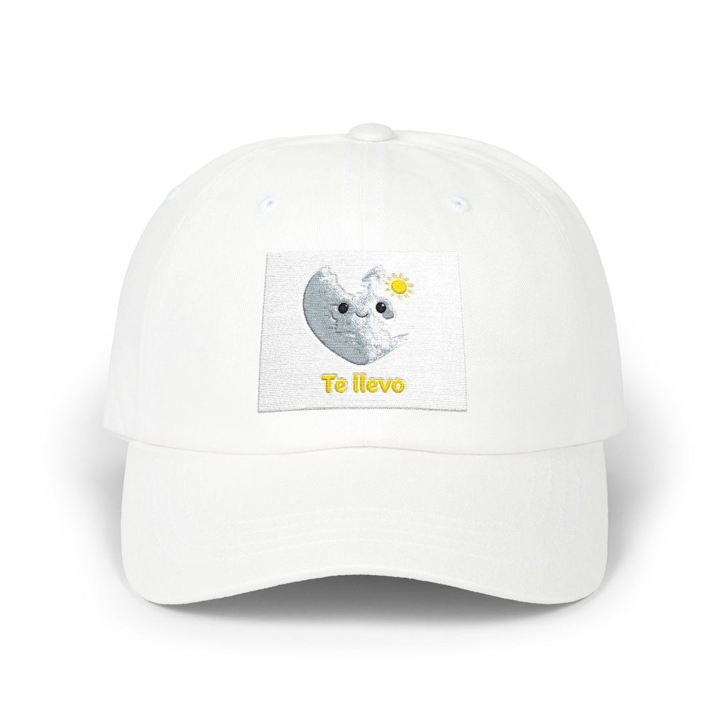 Gorra Canaria 'Te Llevo' Luna Bordada — Vive Canarias