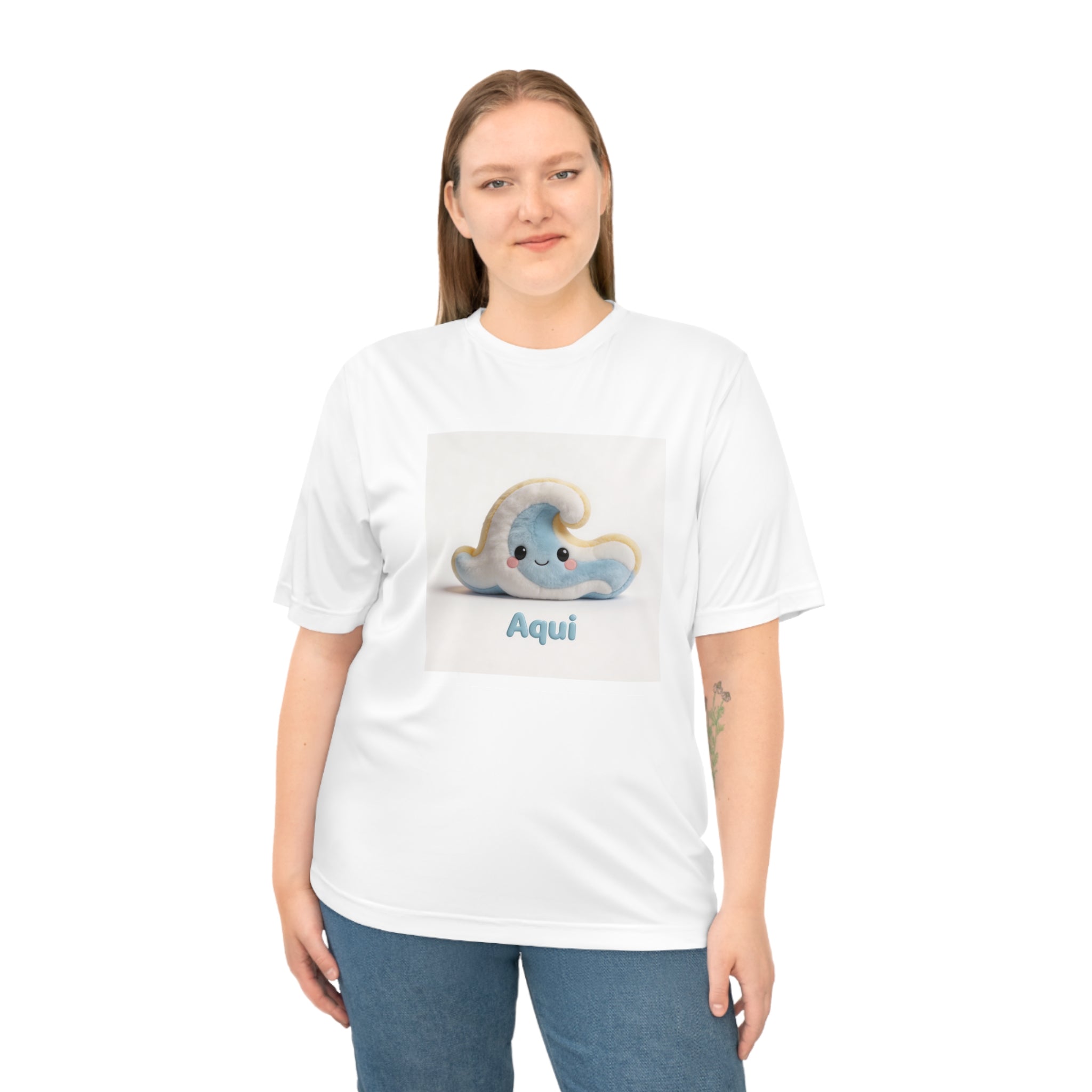 Camiseta Técnica Nube 'Aquí' — Vive Canarias