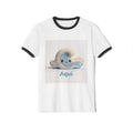 Camiseta Ringer Nube Azul 'Aquí' — Vive Canarias