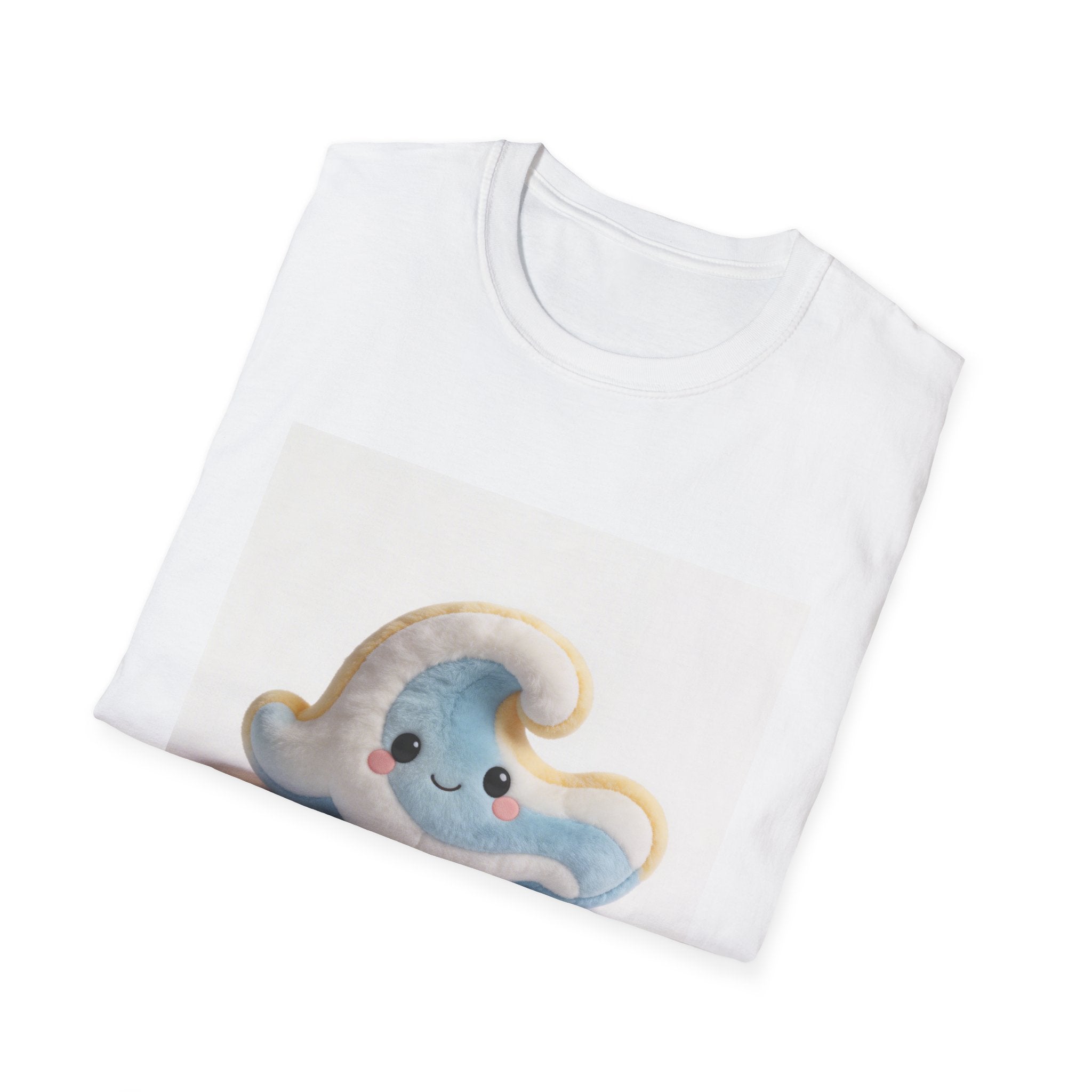 Camiseta Nube Kawaii 'Aquí' — Vive Canarias