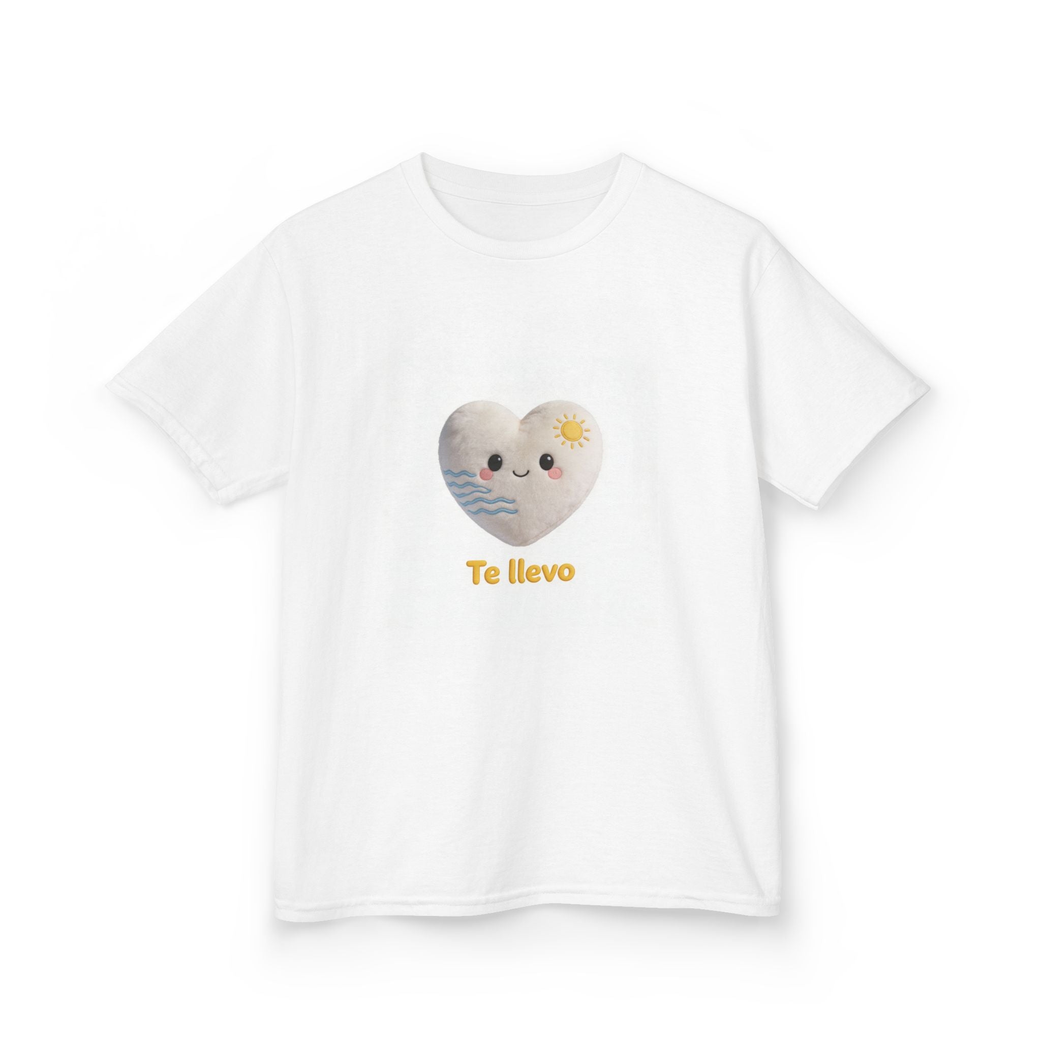 Camiseta Niños 'Te Llevo' Corazón Canario — Vive Canarias