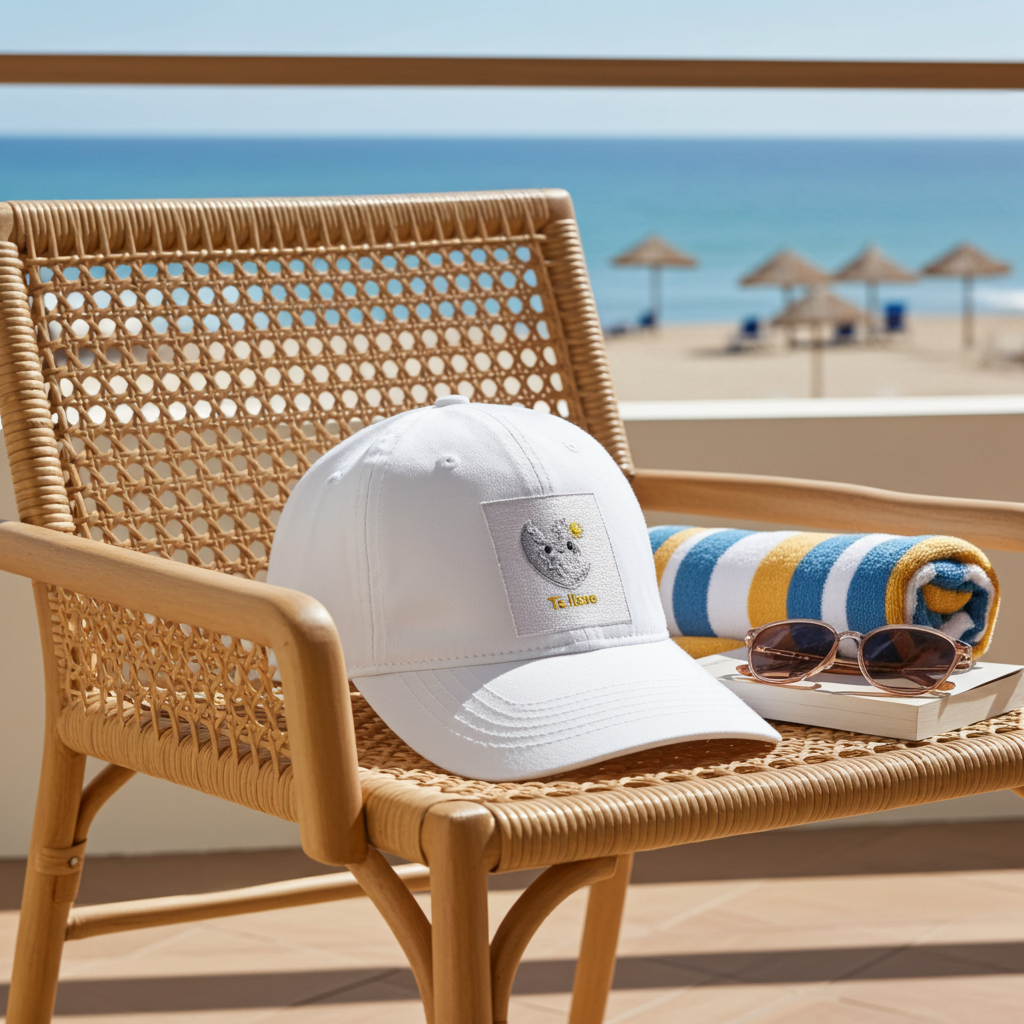 Gorra Canaria Mujer Teñida con Bordado — Vive Canarias