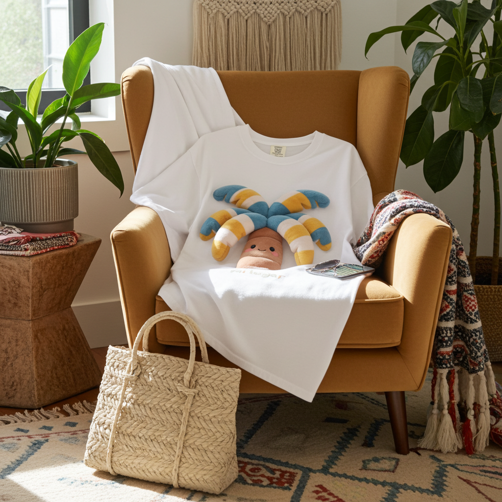 Camiseta Canaria Teñida en Prenda — Vive Canarias